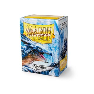 Dragon Shield: Matte Sleeves Sapphire (100)