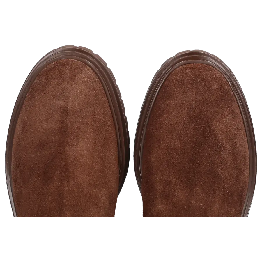 Gianvito Rossi - Chelsea Boots CHESTER Veloursleder - braun
