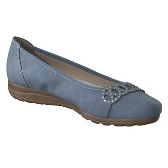 Rieker Ballerina in blau