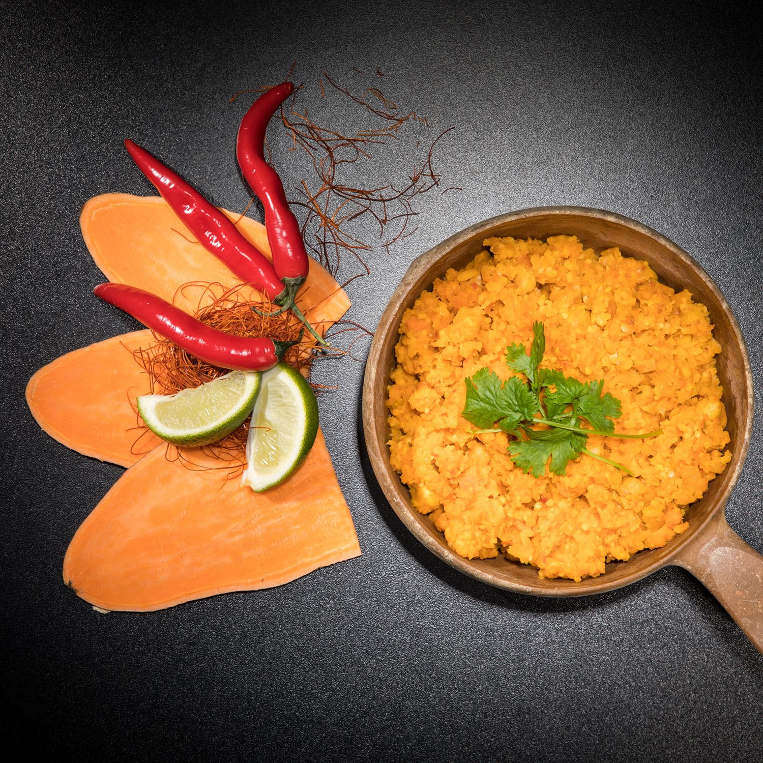 Hauptmahlzeit Süßkartoffel-Curry