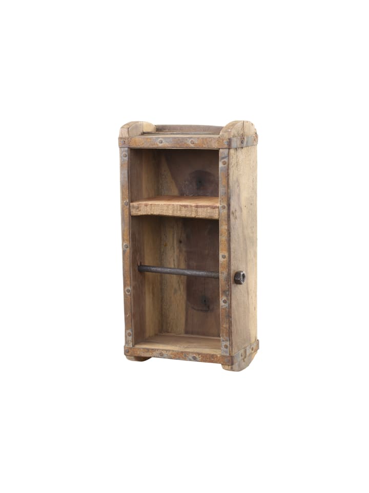 Chic Antique Toilettenpapierhalter in Ziegelform in natur günstig kaufen onesize