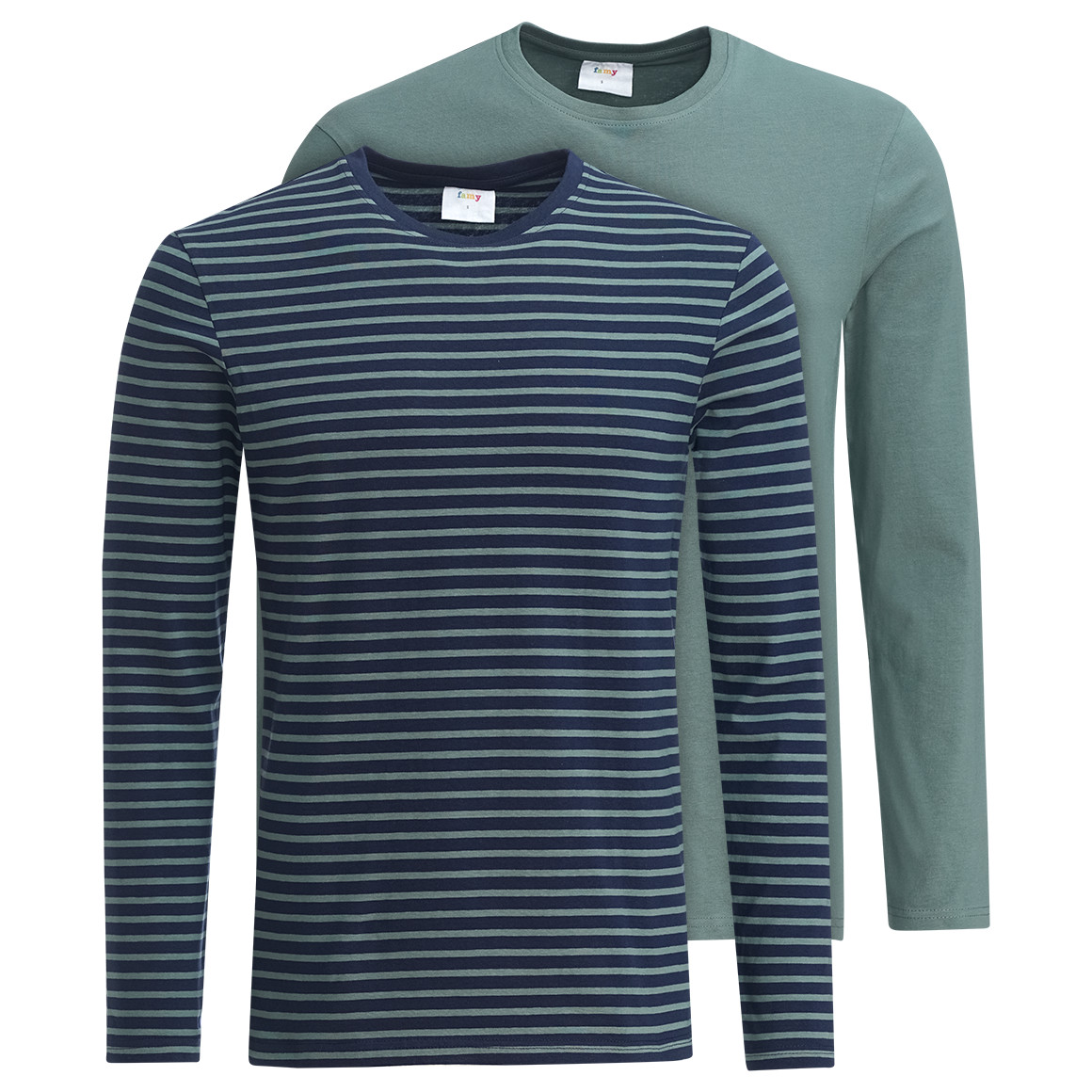 2 Herren Langarmshirts im Set