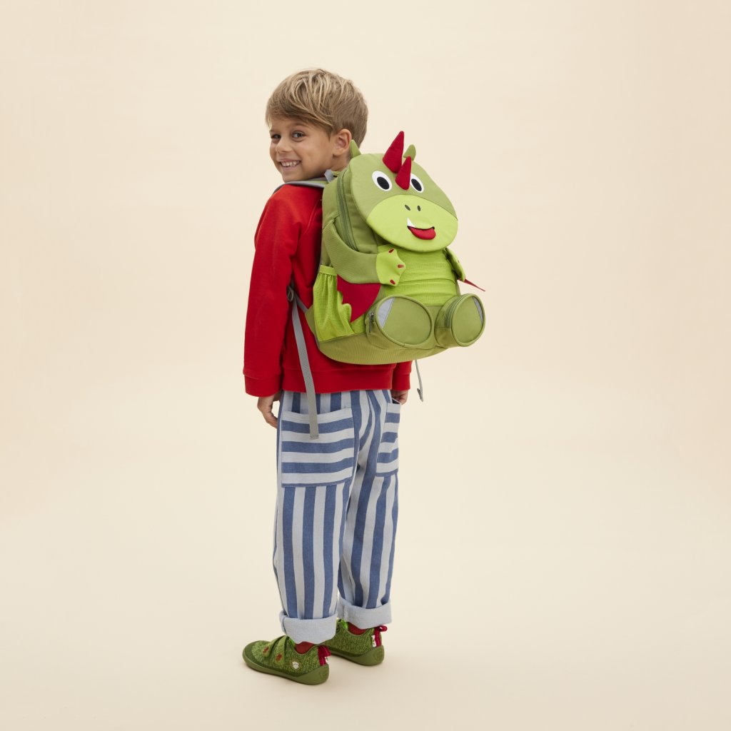 Affenzahn Rucksack großer Freund grüner Drache