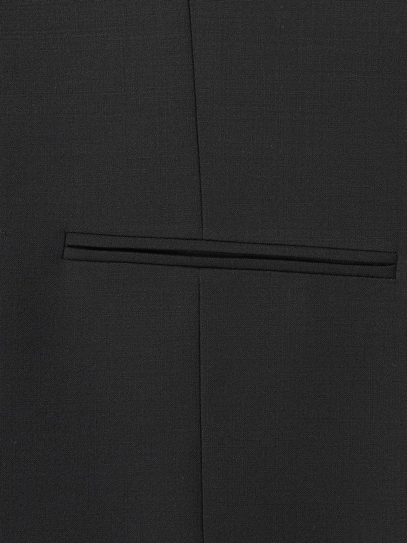 Weste mit Paspeltaschen Modell 'Malmo' in schwarz