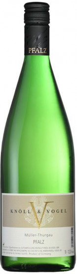 2022 Müller Thurgau feinherb 1,0 L - Weingut Knöll & Vogel