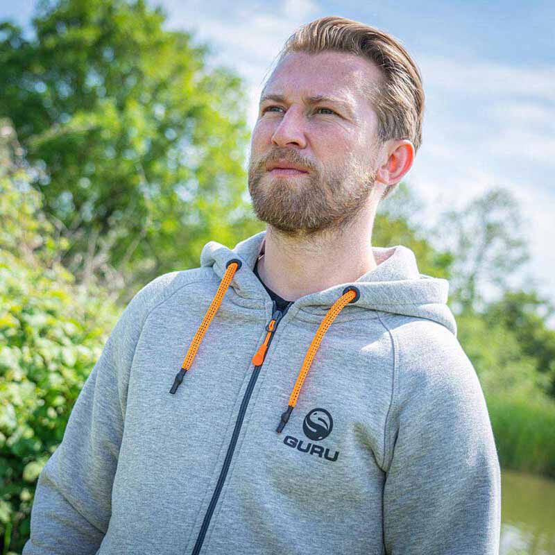 Pulover s kapuco GURU AVENTUS HOODIE SIVA