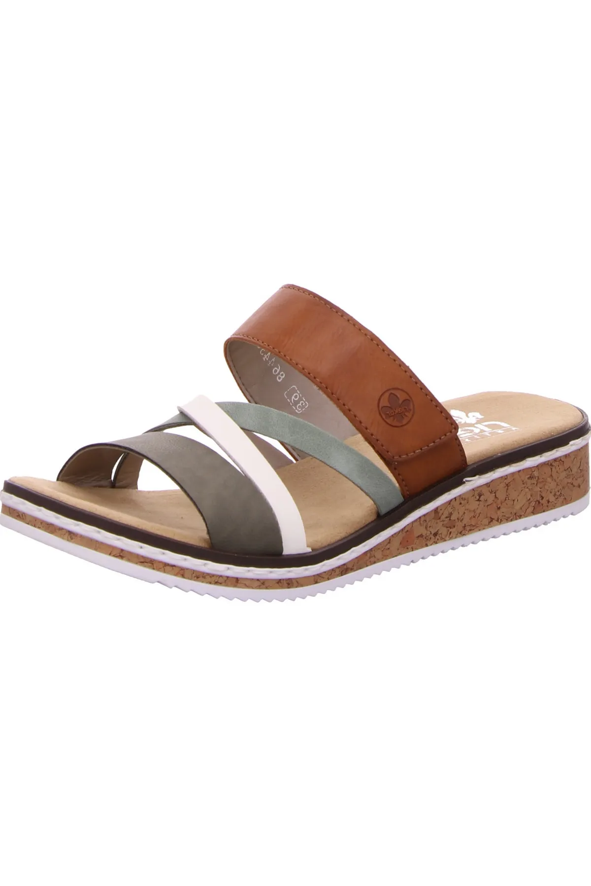 Rieker  Sandalette - Grün - Flacher Absatz
