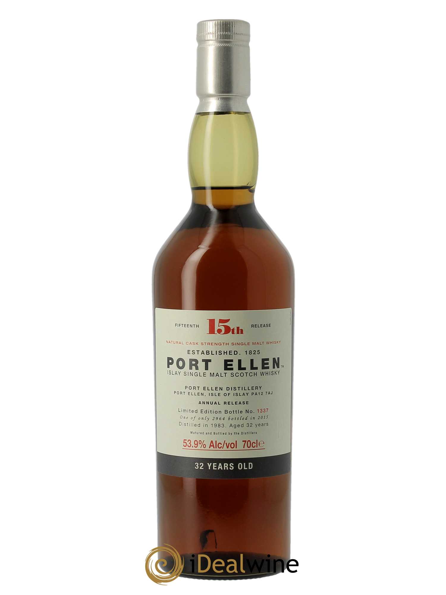Whisky Port Ellen Bottled in 2015  1983 - Lot de 1 Bouteille