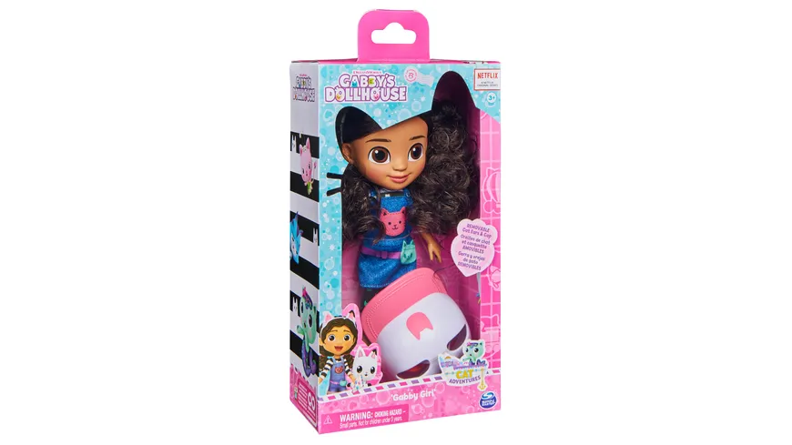Gabby's Dollhouse, 20 cm große Gabby Girl Urlaubs Puppe