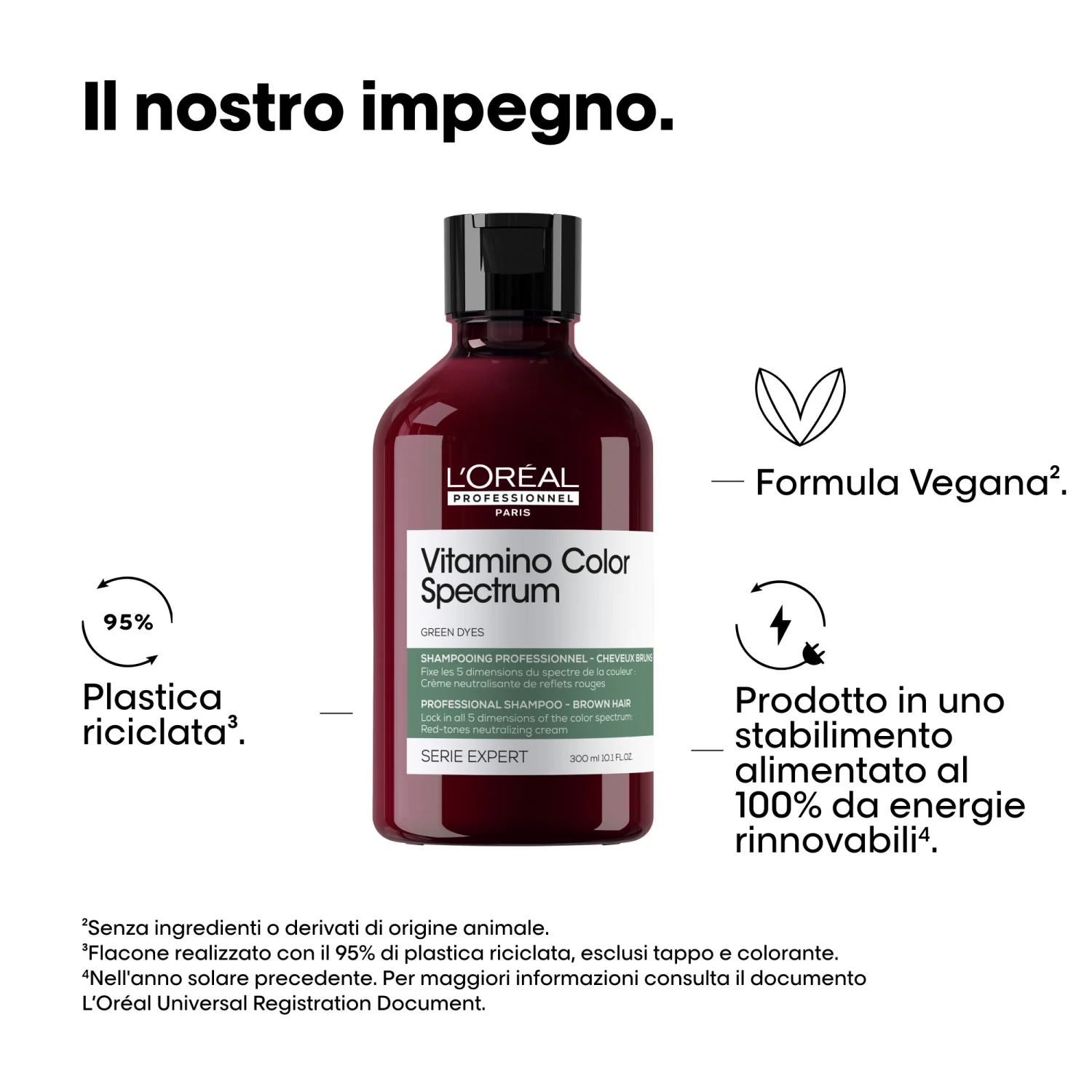 SERIE EXPERT New Vitamino Color Spectrum Shampoo Green Dyes - Shampoo Protezione Colore