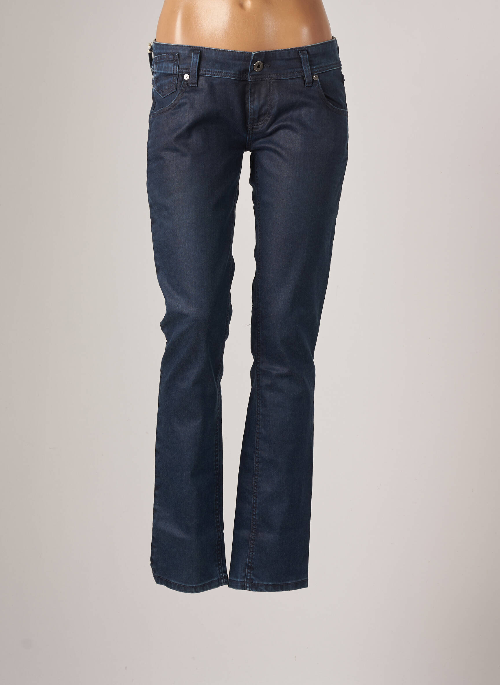 Freesoul Jeans Coupe Droite Femme couleur bleu
