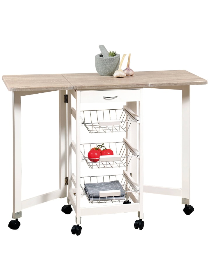 Kesper Küchenwagen in weiß günstig kaufen onesize