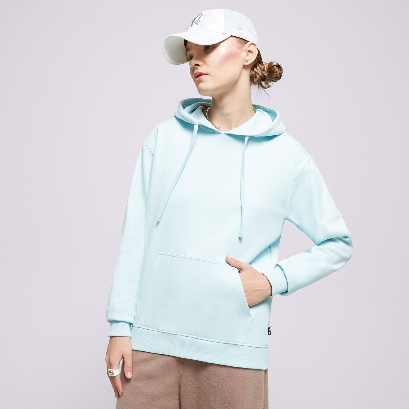 VANS HOODIE FLYING V BFF CREW Blau