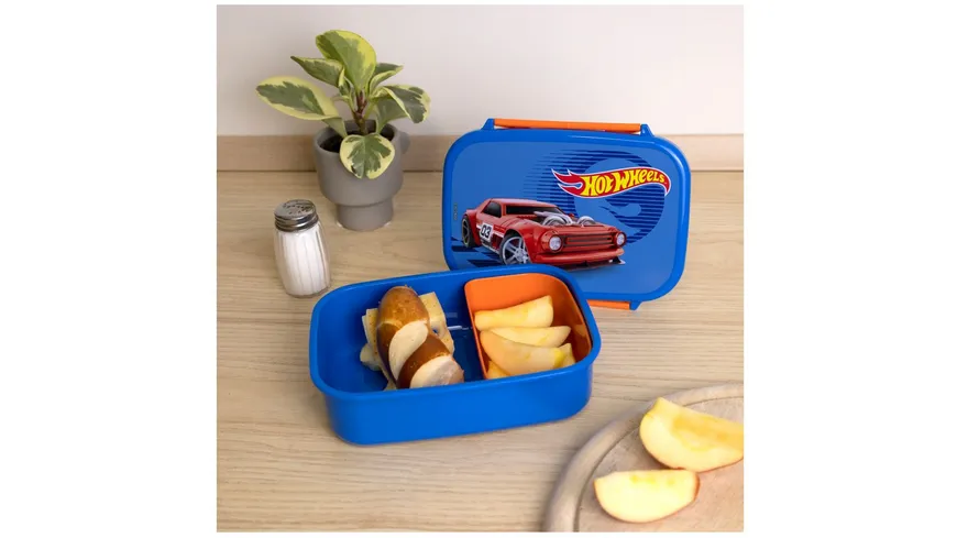 Scooli - Brotzeitdose mit herausnehmbaren Einsatz HOT WHEELS