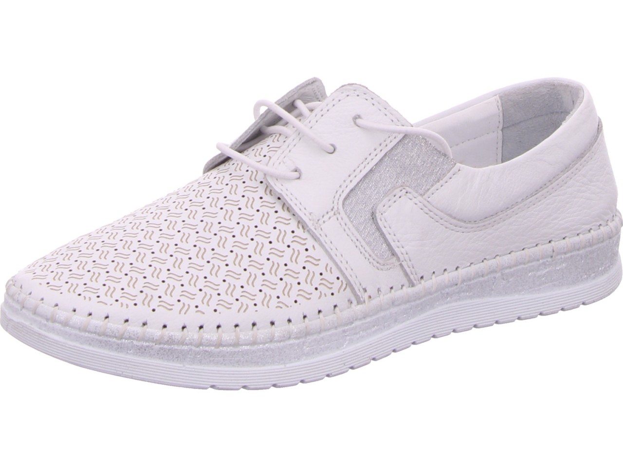 DIVERSE Sportliche Slipper weiss