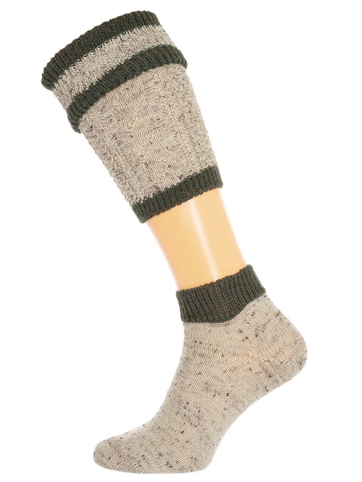 Lusana Loferl L479T-930 in beige-jagdgrün günstig kaufen