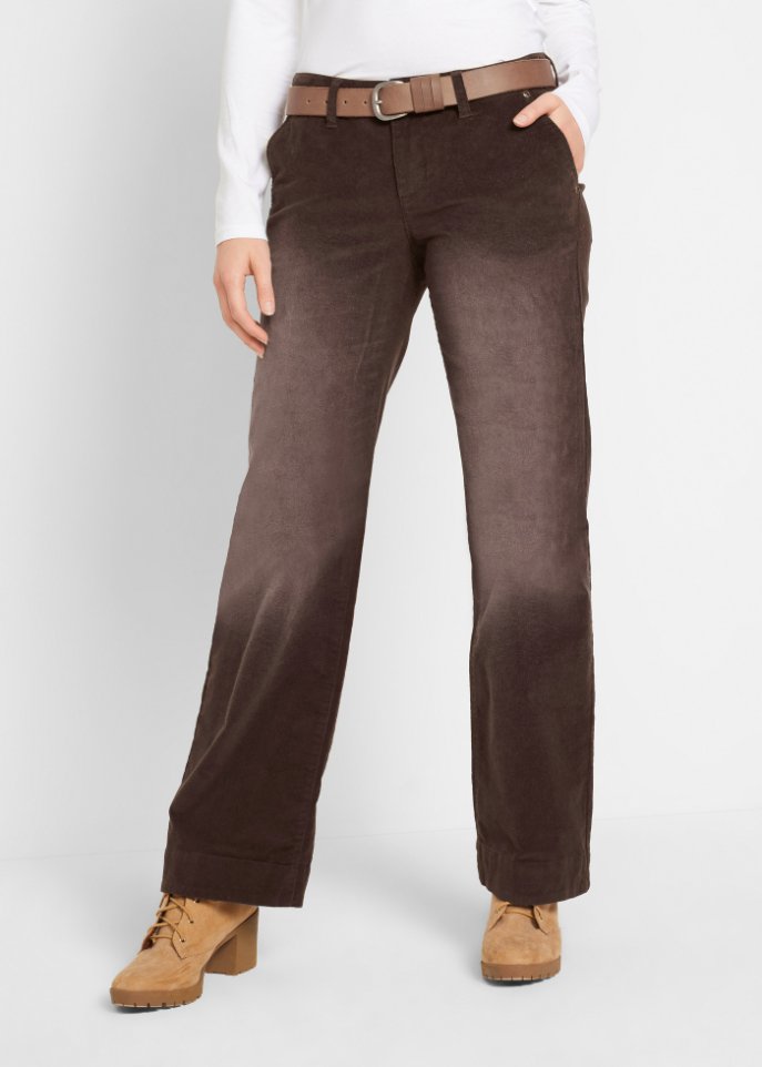 Stretch-Cordhose, Wide