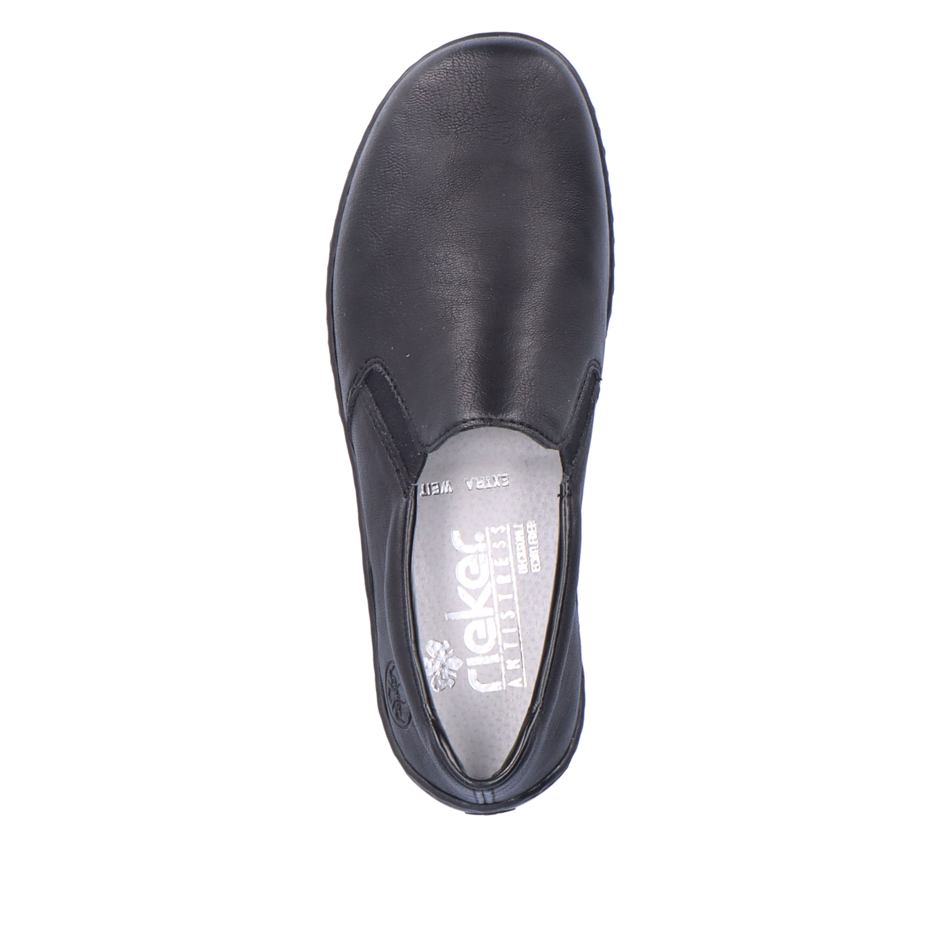 Rieker Damen Slipper asphaltschwarz