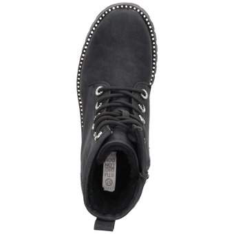 Studio London Schnür Boots in schwarz