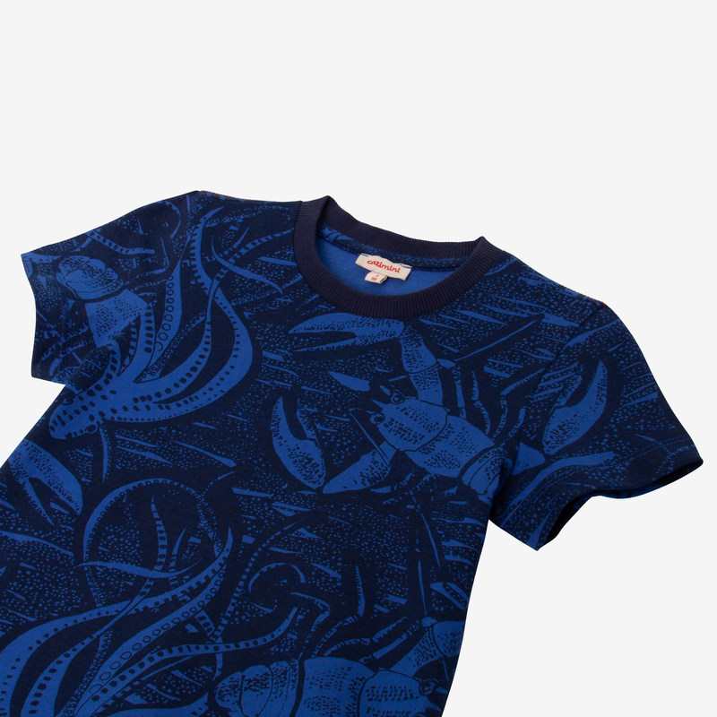 T-shirt garçon camo marin bleu Catimini