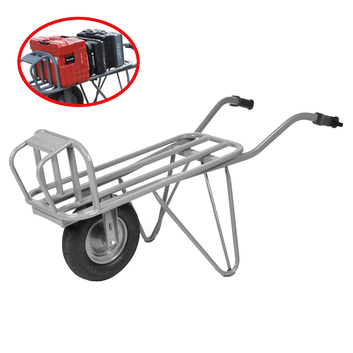 Roabă Matador 13553 pentru piatră, capacitate 250 kg - 16 kg