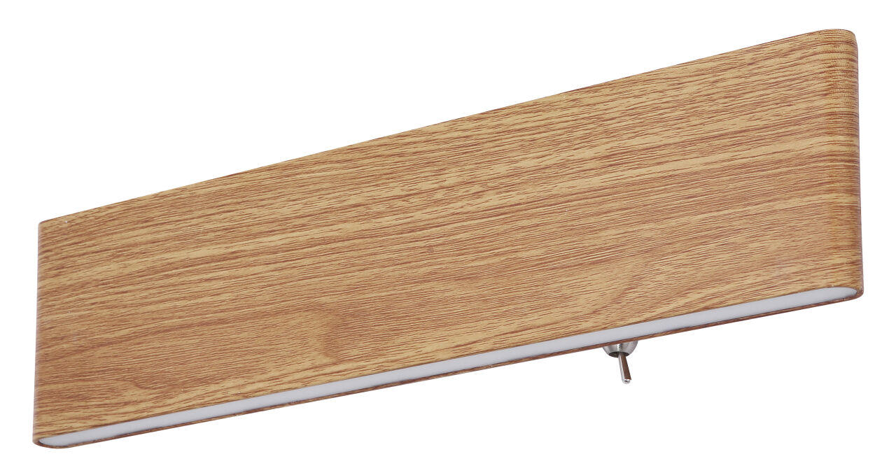 Globo Lighting - SIEGFRIED - Wandleuchte Metall holzoptik, LED