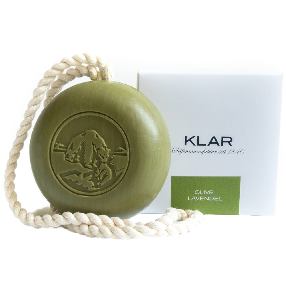 Klar's Haar- & Körperseife Olive und Lavendel 250 g