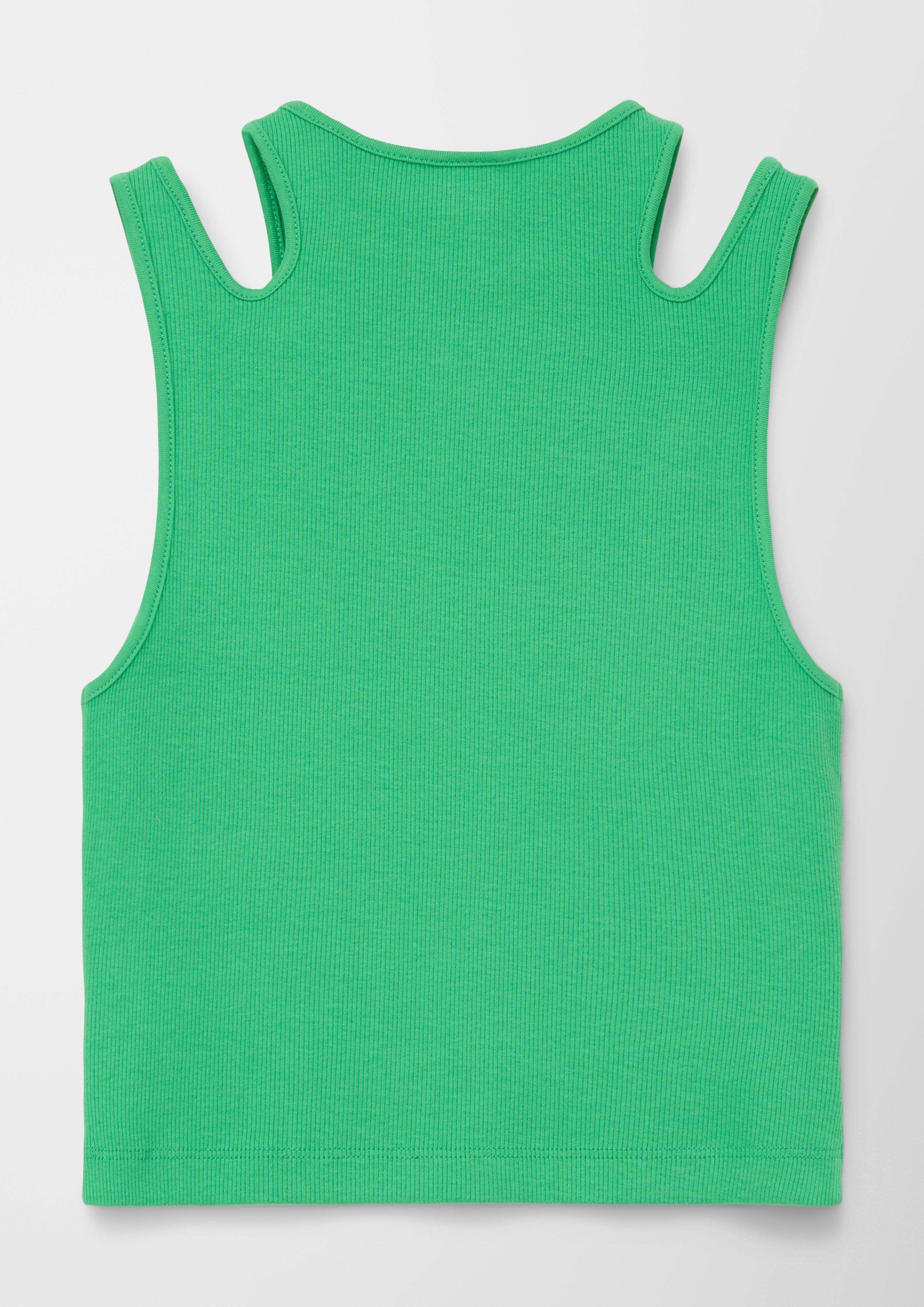 Tanktop mit Rippstruktur  2130420-7590
