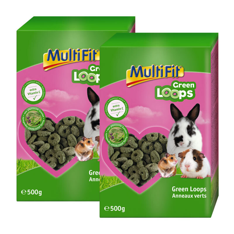 MultiFit Snacks MultiFit Green Loops 2x500g