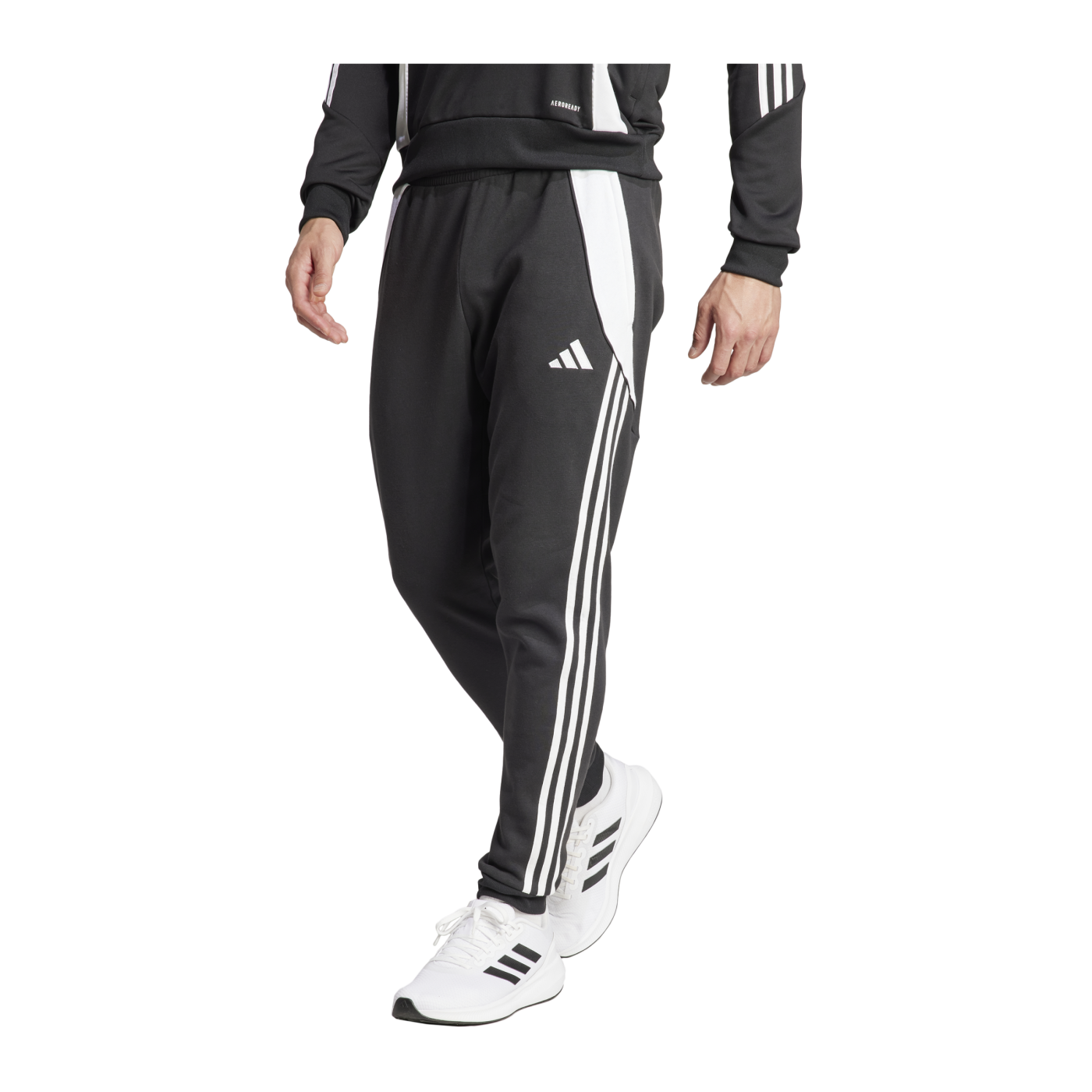 adidas Tiro 24 Trainingshose Schwarz Weiss