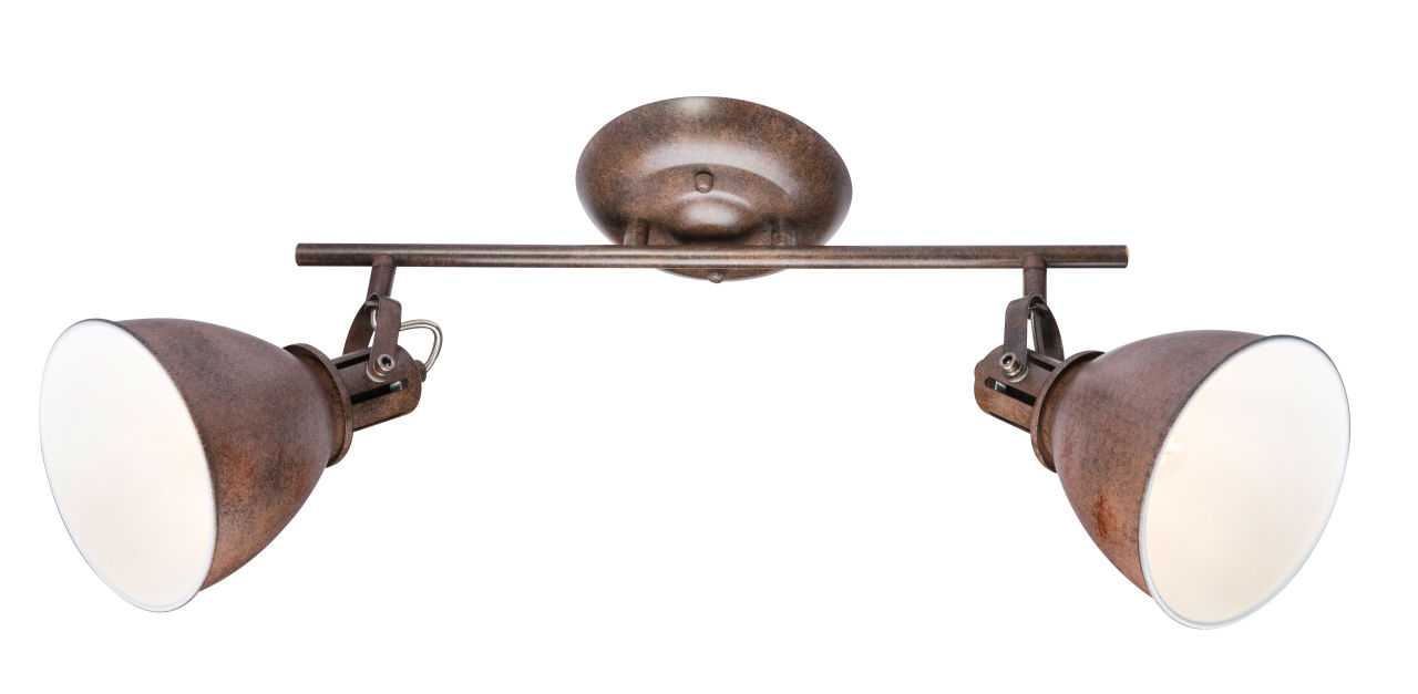 Globo Lighting - GIORGIO - Strahler Metall rostfarben, 2x E14