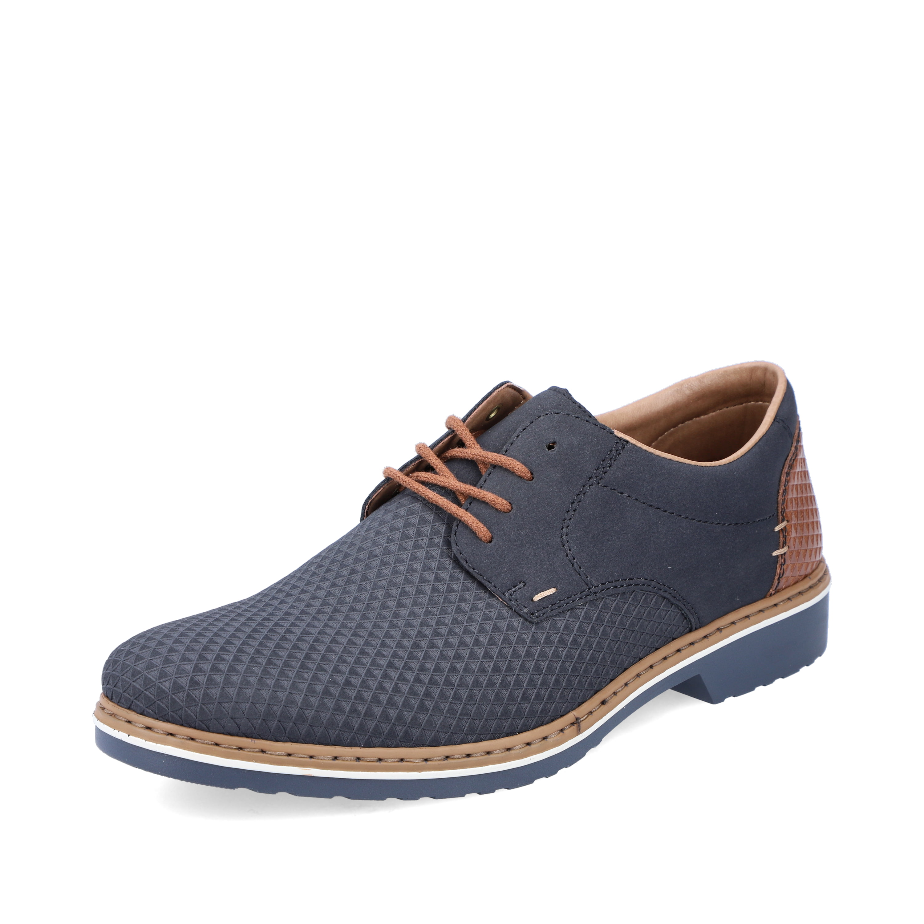 Rieker Herren Schnürschuhe marineblau