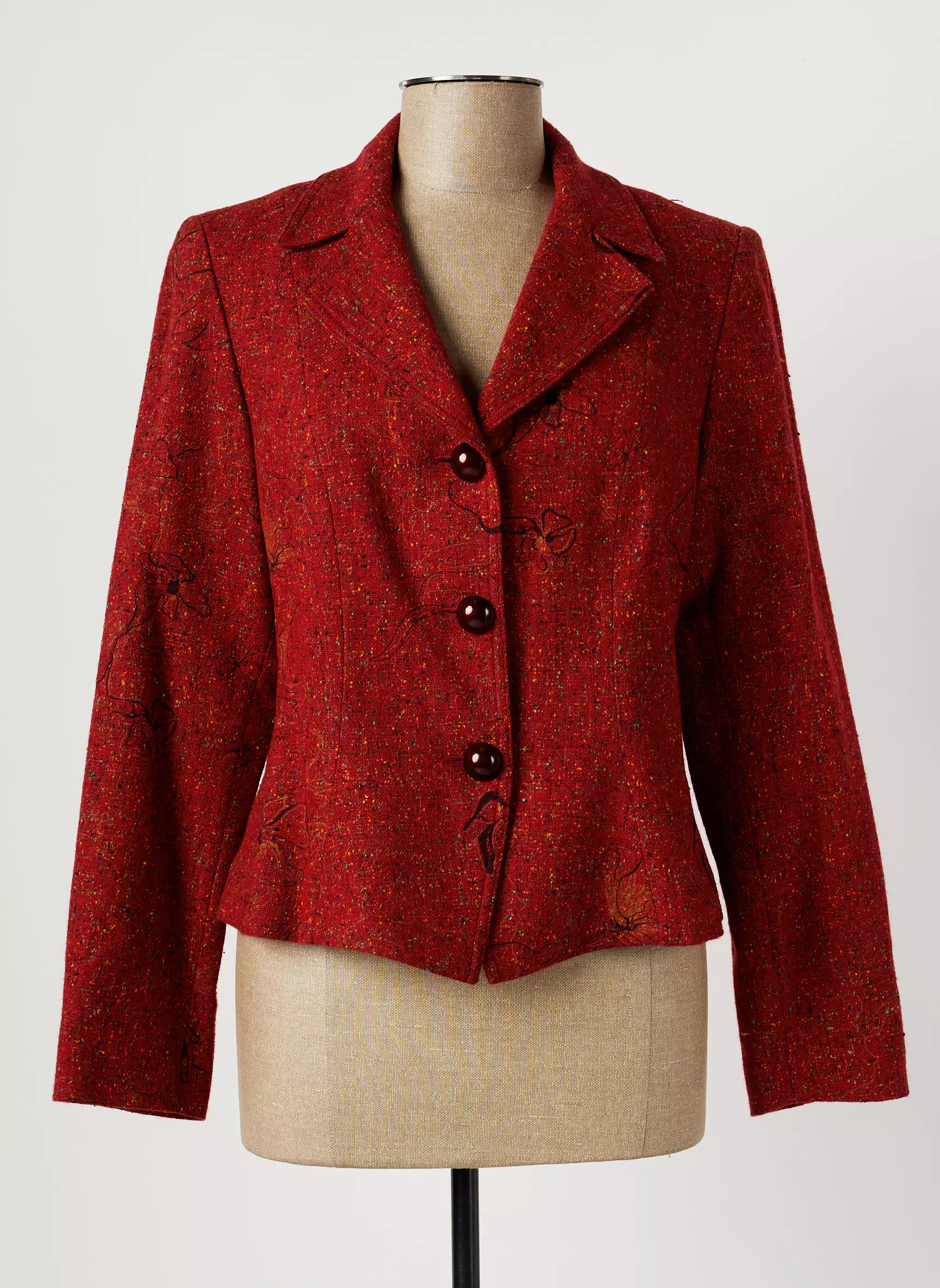 Claude Bauer Blazers Femme couleur orange
