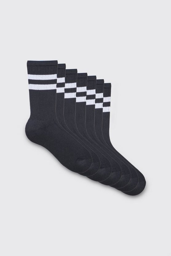5er-Pack Sport-Socken mit Streifen