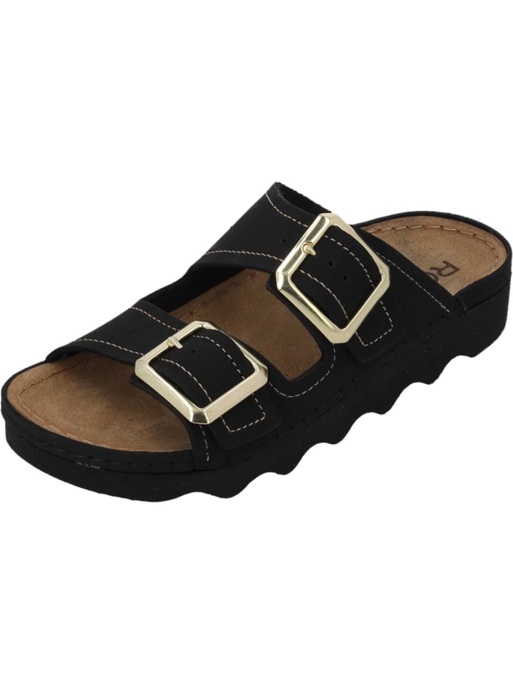 ROHDE Hausschuhe & Pantoffeln in Schwarz günstig kaufen