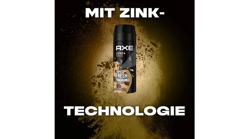 AXE Bodyspray Collision Leather & Cookies ohne Aluminiumsalze 150 ml