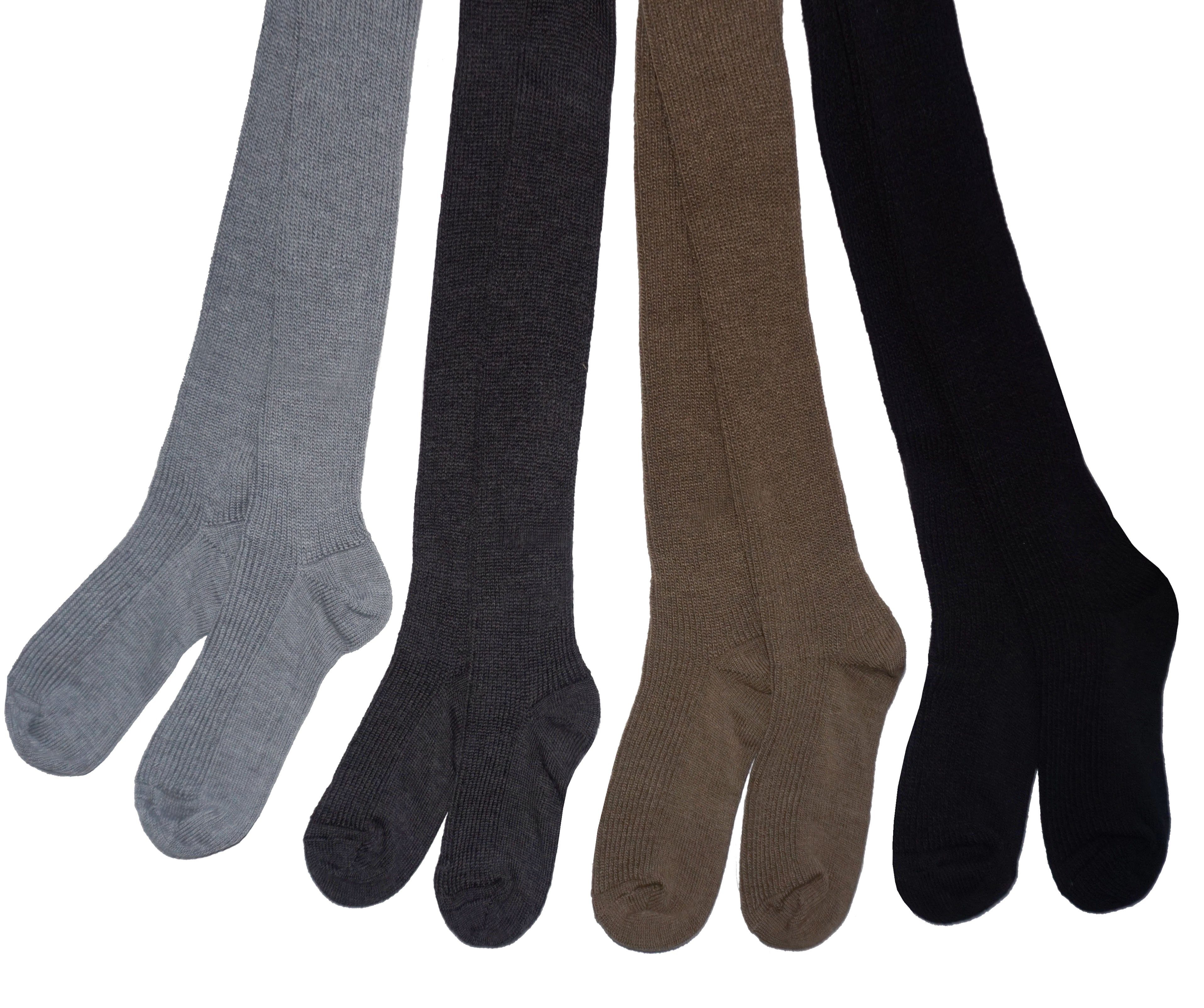 WERI SPEZIALS Strumpfhersteller GmbH Strickstrumpfhose Damen Strickstrumpfhosen >>Rippe 1:1<< aus Wolle