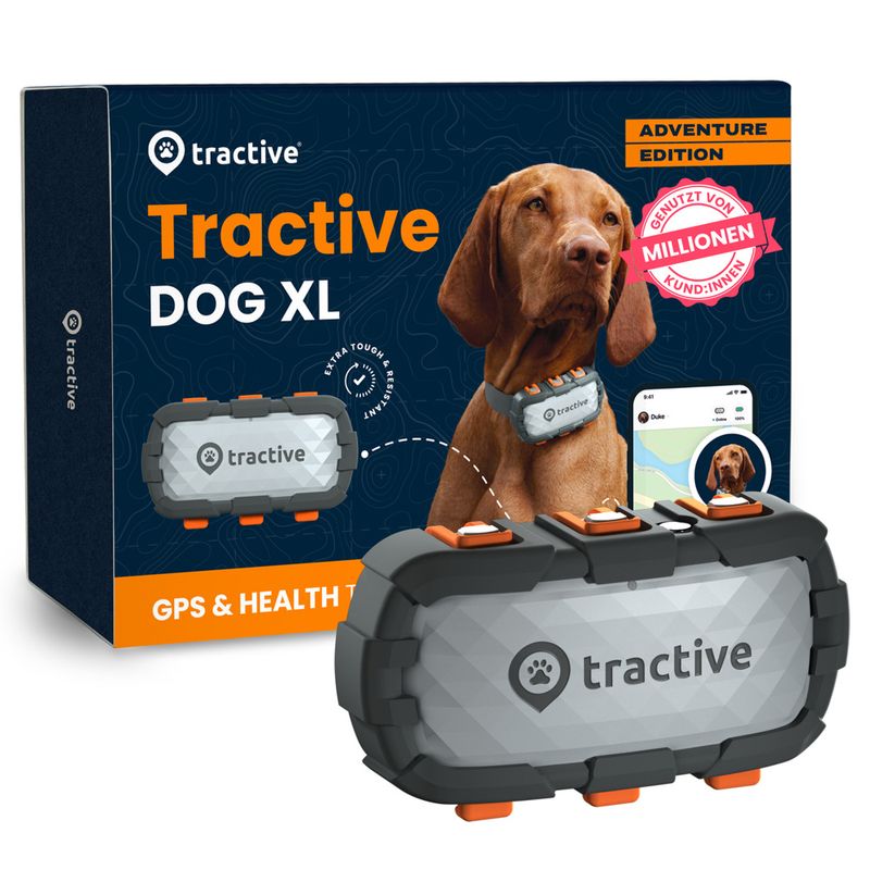 Tractive XL GPS Tracker für Hunde Adventure Edition