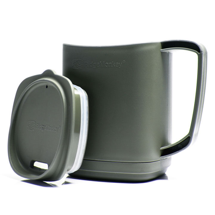 Termo hrnček Carpe Ridge Monkey v gunmetal zelenej farbe