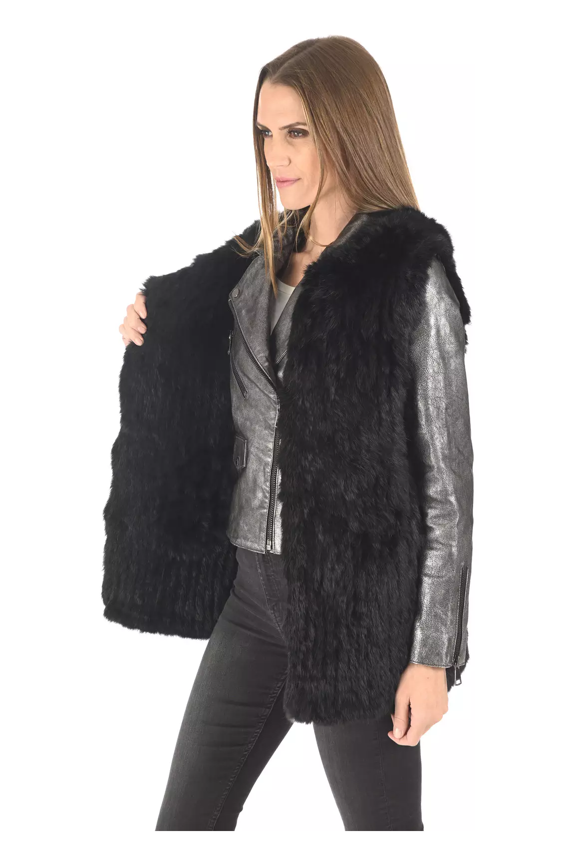 La Canadienne Autres Gilets Femme couleur noir