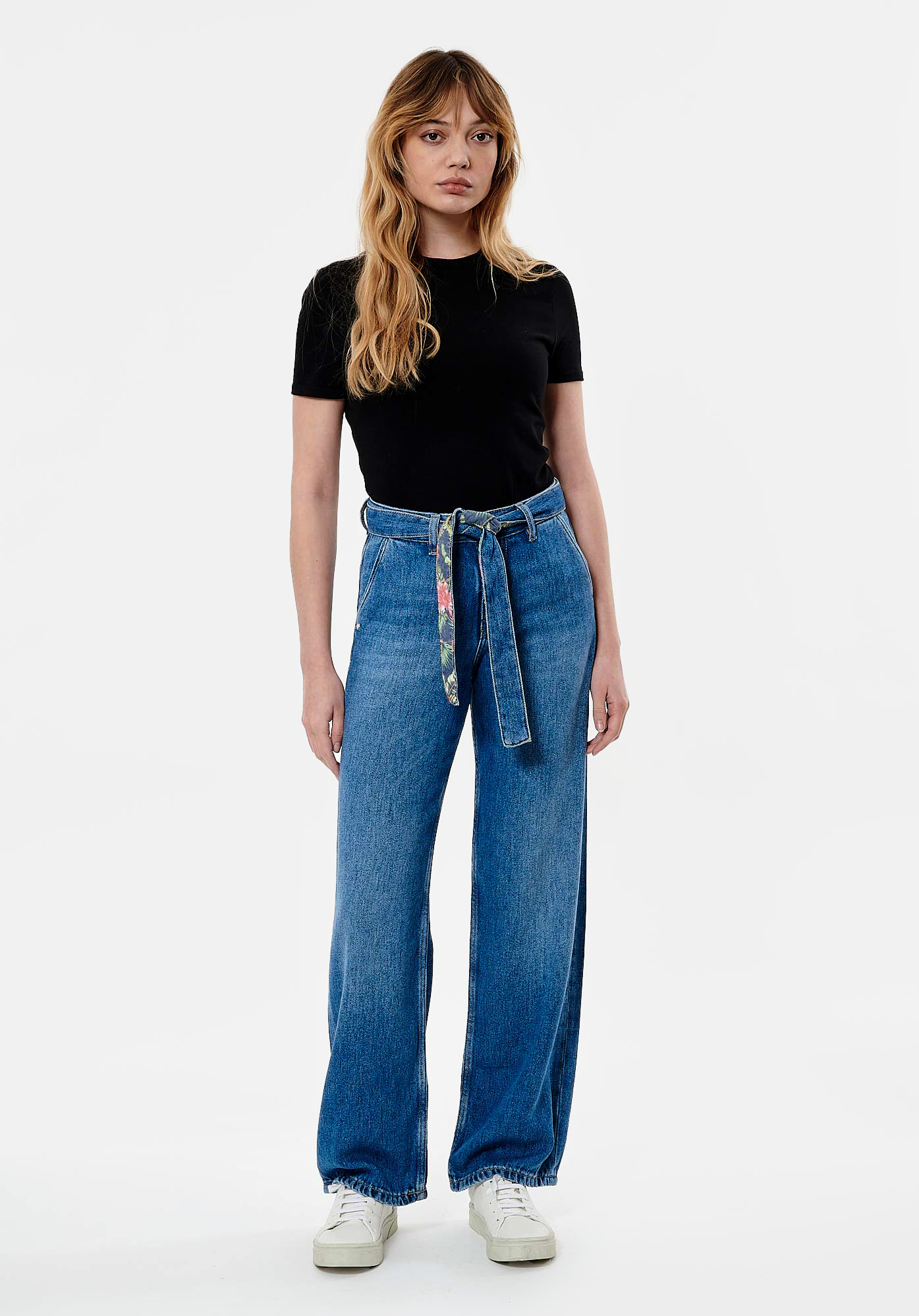 BRINA  Jean wideleg Femme