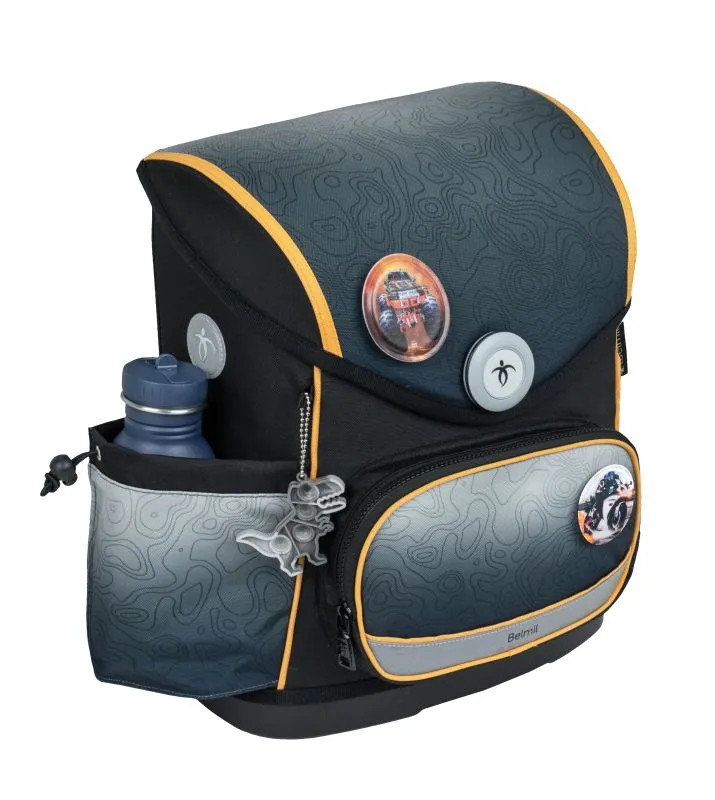 Belmil Premium Compact Plus Schulra﻿nzen-Set 5-tlg - Black Grey