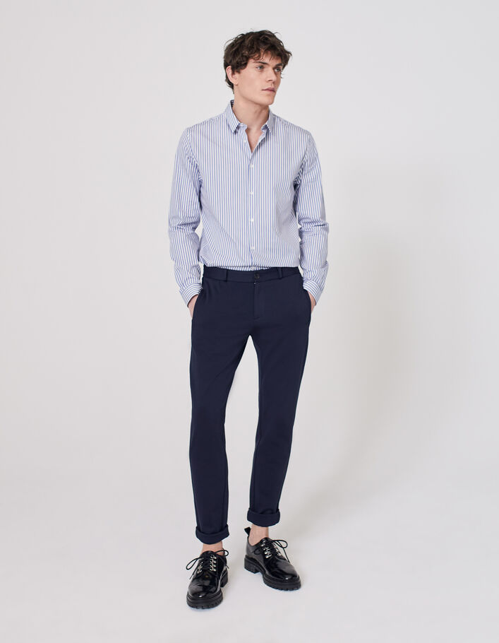 Pantalon marine esprit jog Homme