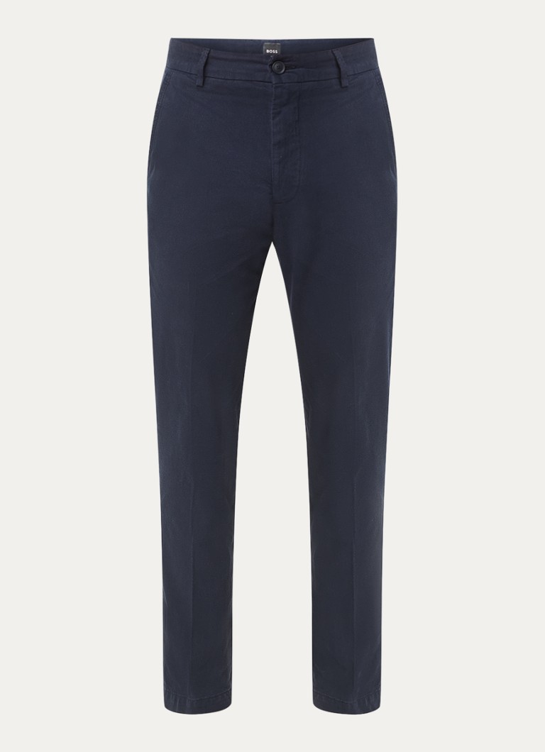 Pantaloni chino HUGO BOSS P-Kaiton Slim Fit din amestec de lyocell