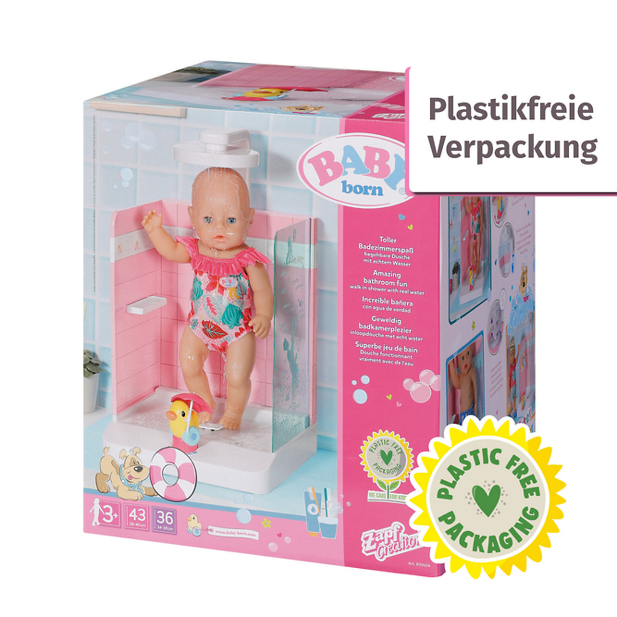 BABY born® Begehbare Dusche