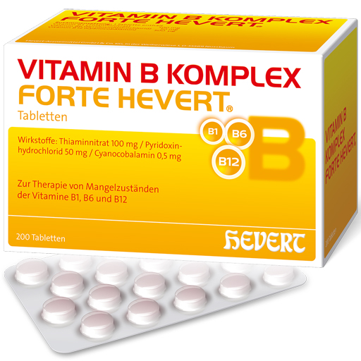 VITAMIN B-KOMPLEX forte Hevert Tabletten  200 St  Tabletten