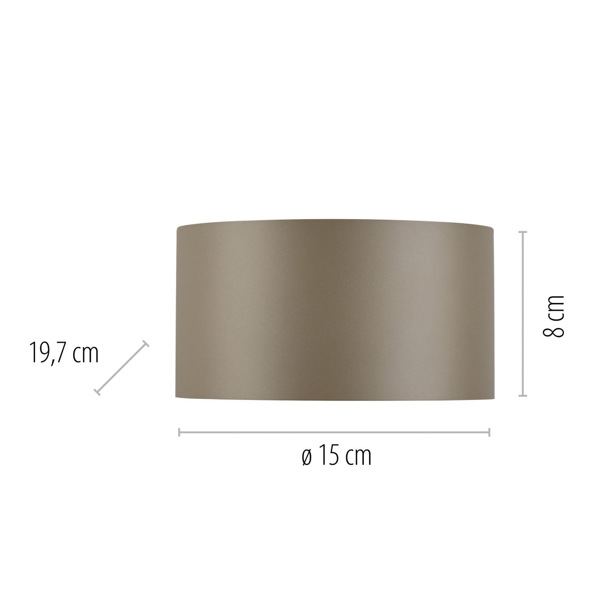 Paul Neuhaus LED Wandlampe Pure Clipse Bronze