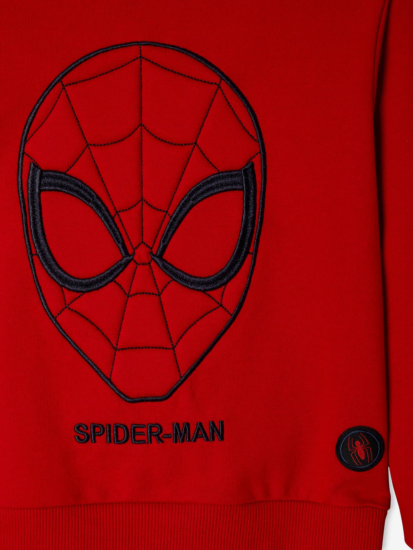 Sweat garçon en molleton Spiderman® rouge