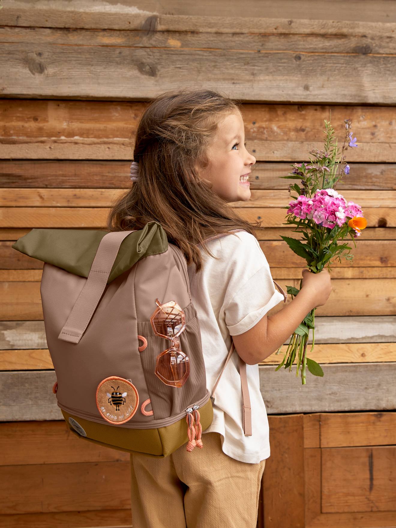 Lässig Kinder Rolltop-Rucksack NATURE LÄSSIG - grün