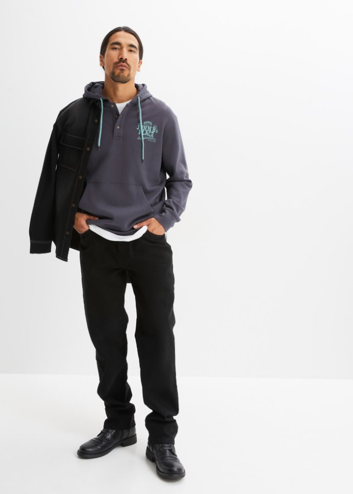 Kapuzensweatshirt mit recyceltem Polyester